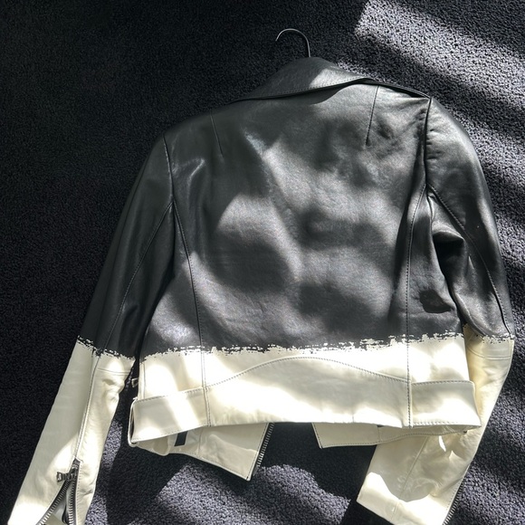 Alice and Olivia leather motto jacket - Picture 4 of 4